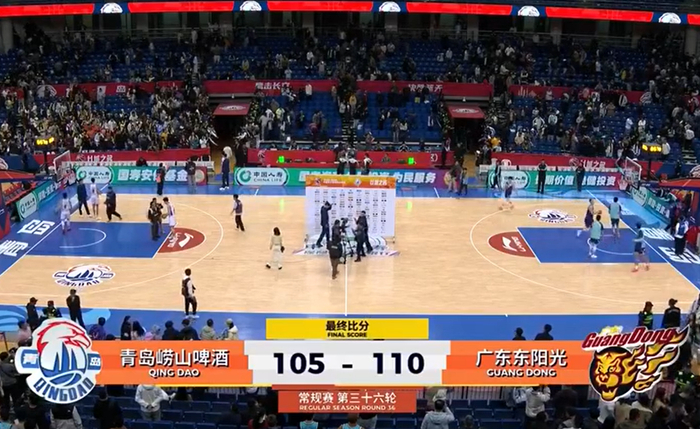 广东18岁新星王洪泽力挽狂澜，率队逆转青岛